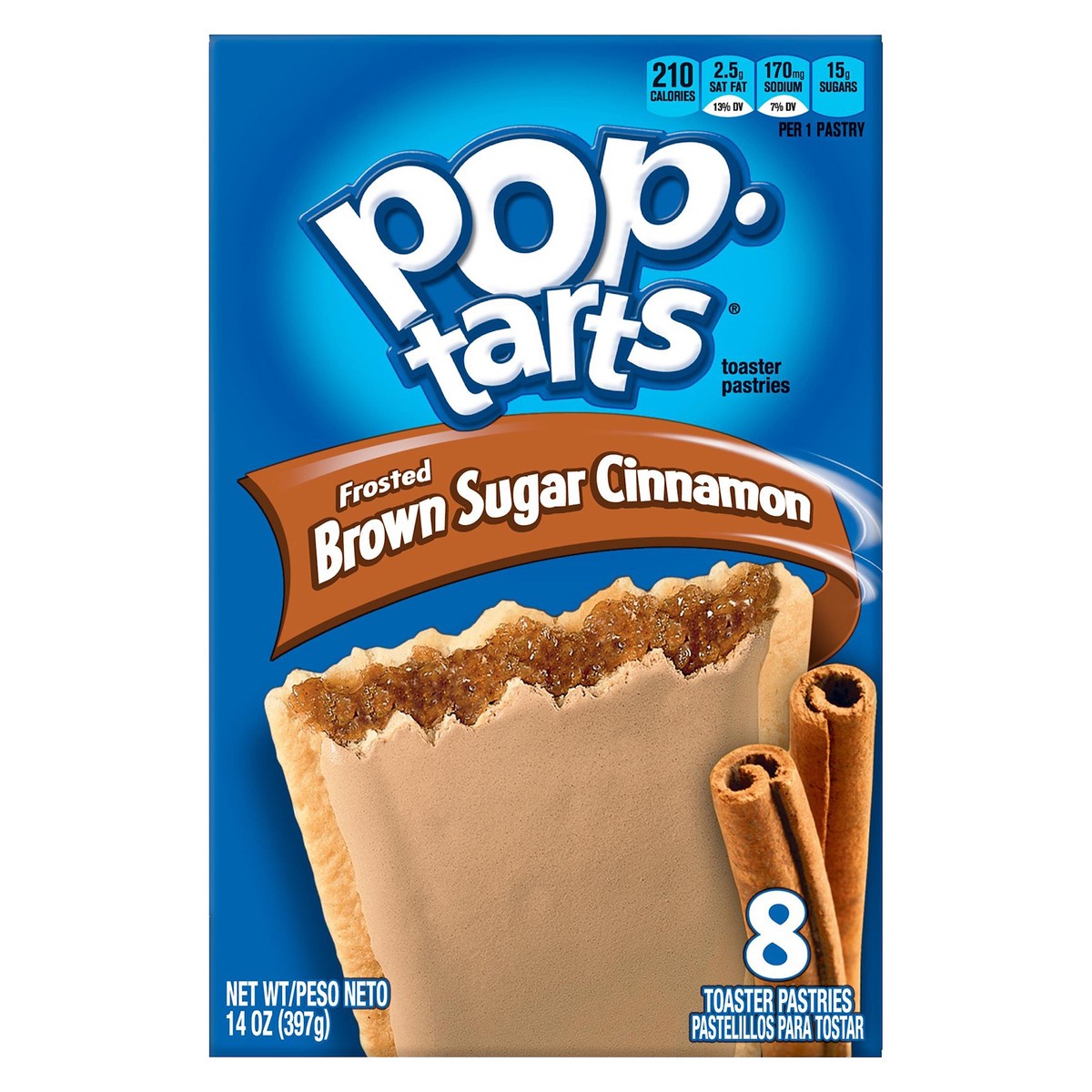 slide 10 of 10, Pop-Tarts Frosted Brown Sugar Cinnamon Pastries, 8 ct