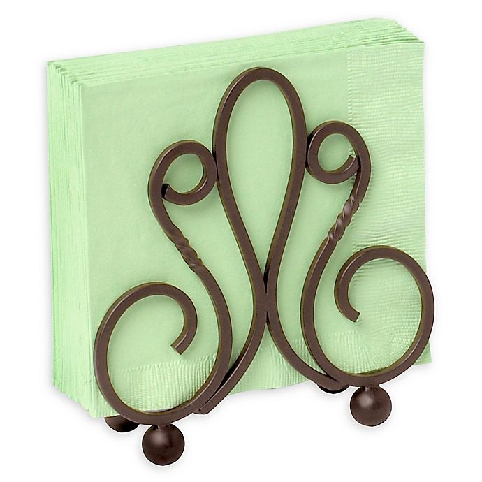 slide 1 of 1, Spectrum Patrice Metal Napkin Holder - Bronze, 1 ct