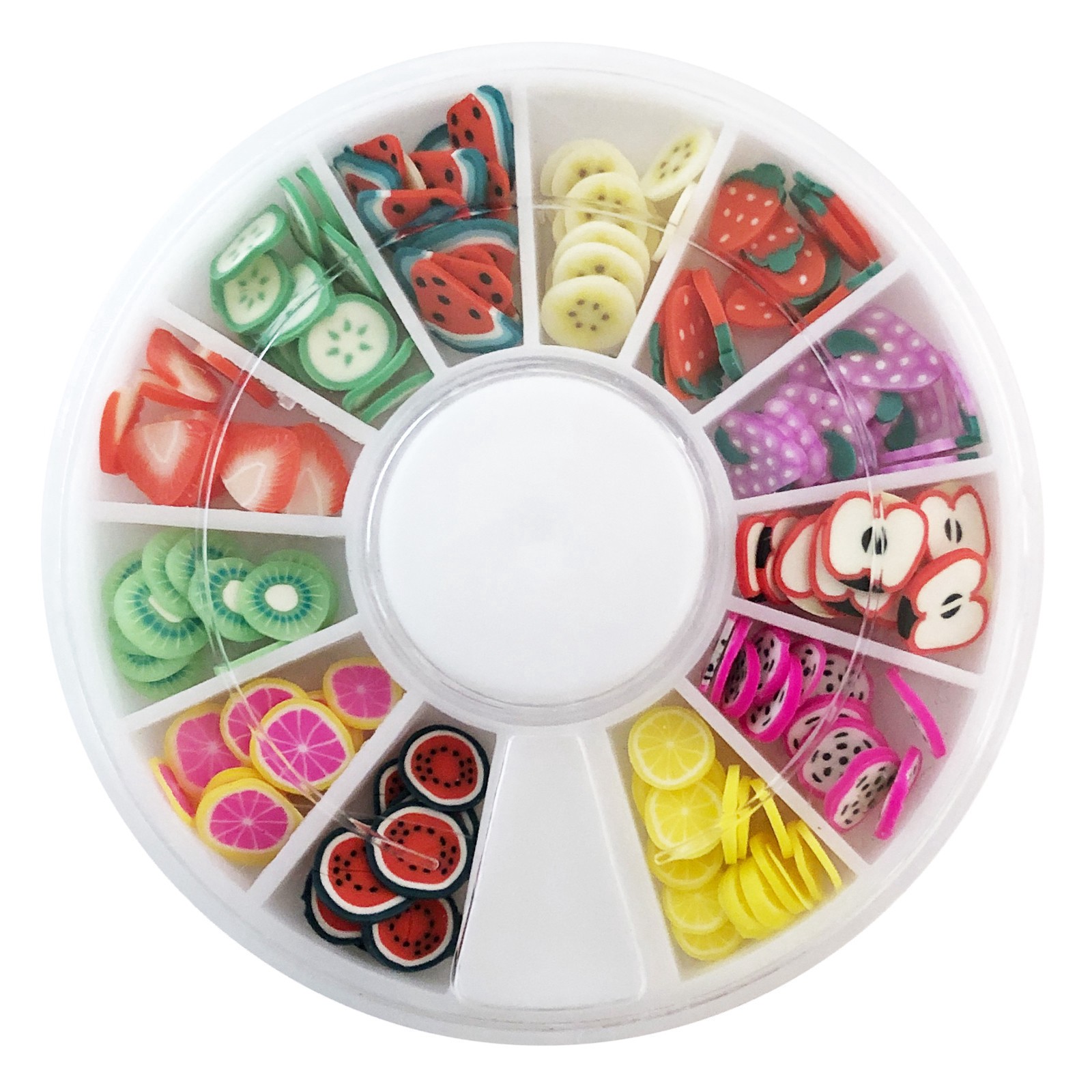 slide 2 of 3, Blue Moon Studio Uv Resin Craft Clay Fillers Fruit Slices, 144 ct