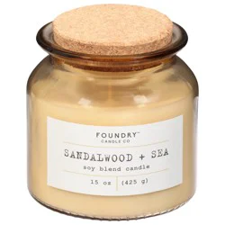 Foundry Candle Co. Foundry Candle Co Sandalwood + Sea Soy Wax Candle