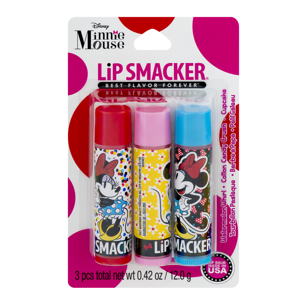 slide 1 of 1, Lip Smacker Classic Disney Lip Balm Trio, 3 ct