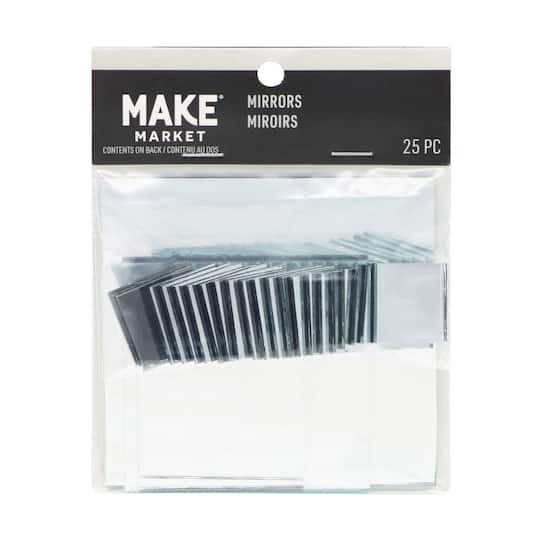 slide 1 of 4, Mixed Square Mirror Pieces, 25ct. By Make Market, 25 ct