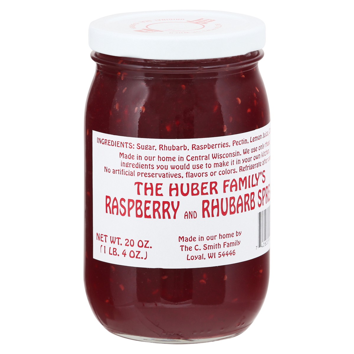 slide 2 of 11, The Huber Family's Huber Rasp/Rhubarb Preserves, 20 oz