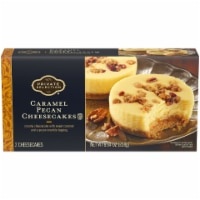 slide 1 of 1, Private Selection Caramel Pecan Cheesecakes, 2 ct; 4.02 oz