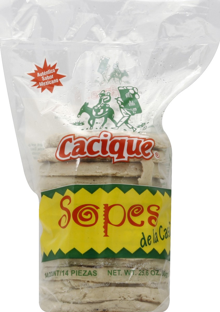 slide 1 of 5, Cacique Sopes 14 ea, 20 oz