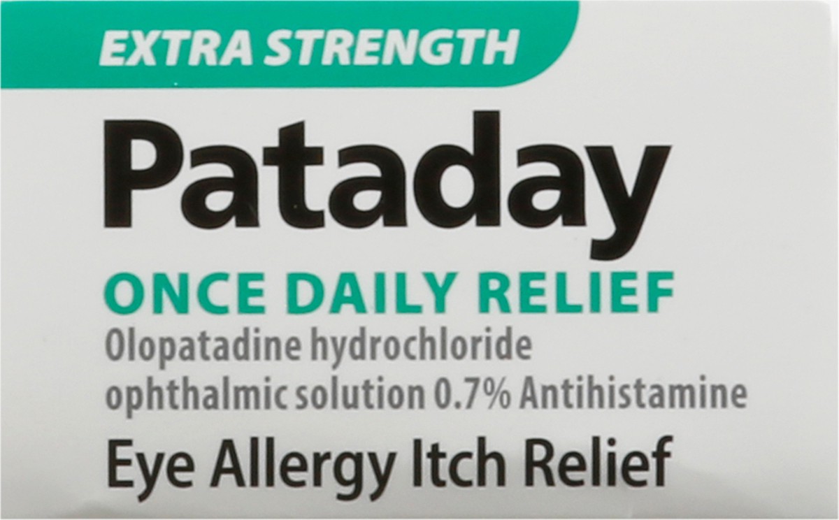 slide 4 of 9, Pataday Extra Strength Eye Allergy Itch Relief Twin Pack 2 - 0.085 fl oz Bottles, 2 ct