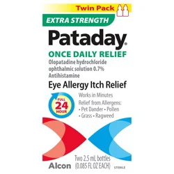 Pataday Extra Strength Pataday Once Daily Relief Eye Allergy Itch Relief Drop 2 x 2.5 mL