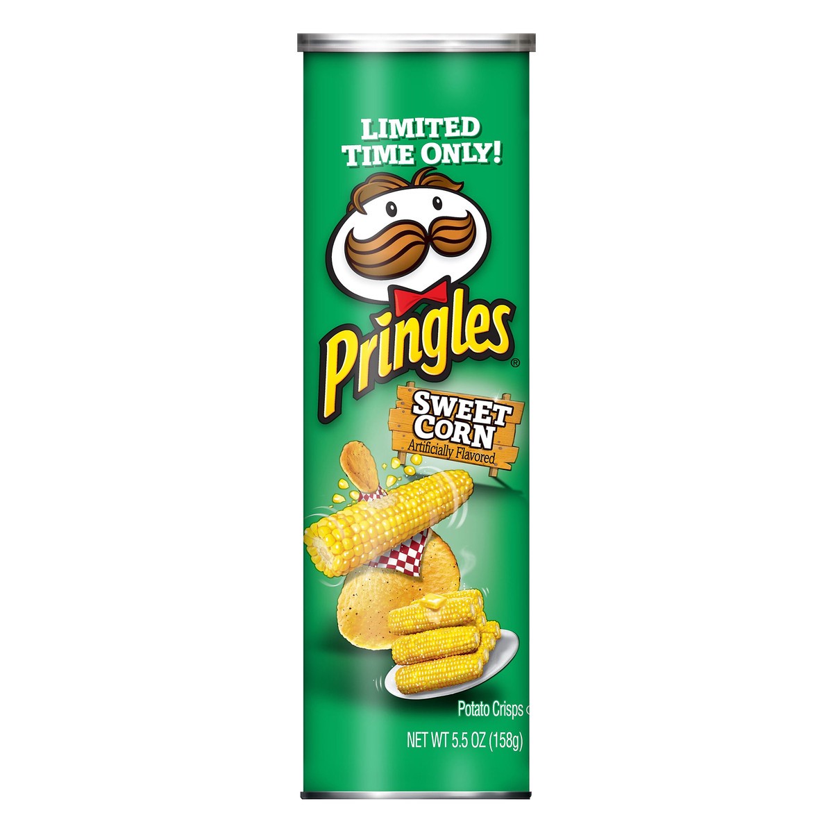 slide 4 of 6, Pringles Potato Crisps Chips, Sweet Corn, 5.5 oz, 5.5 oz