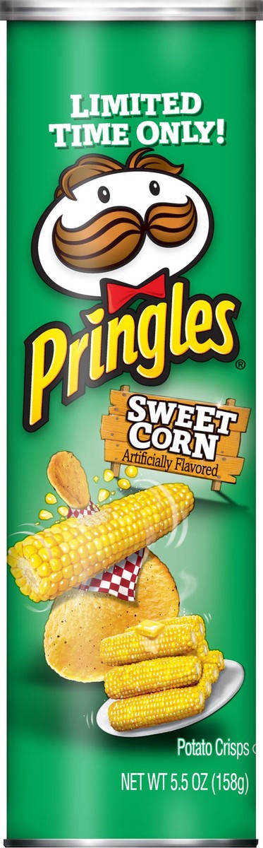 slide 2 of 6, Pringles Potato Crisps Chips, Sweet Corn, 5.5 oz, 5.5 oz