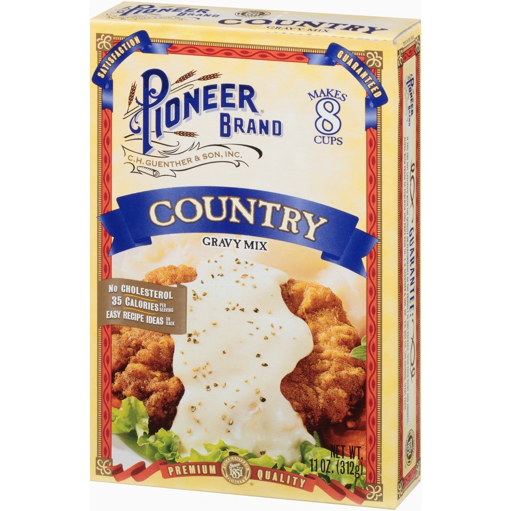 slide 2 of 4, Pioneer Country Gravy Mix 11 oz, 11 oz