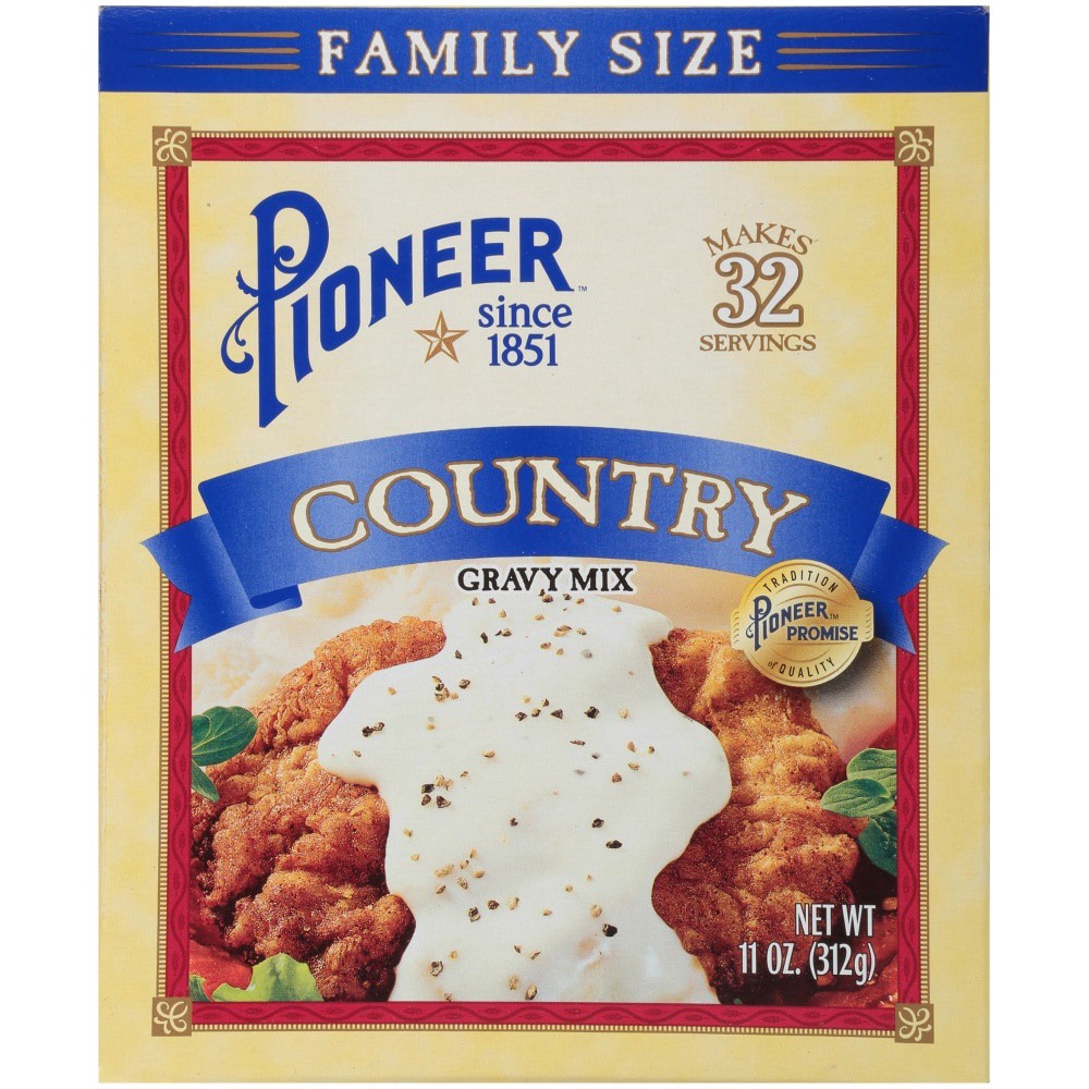 slide 1 of 4, Pioneer Country Gravy Mix 11 oz, 11 oz