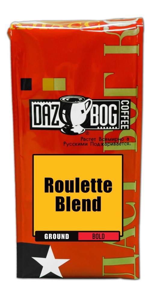 slide 2 of 2, Dazbog Russian Roulette Ground Coffee - 12 oz, 12 oz