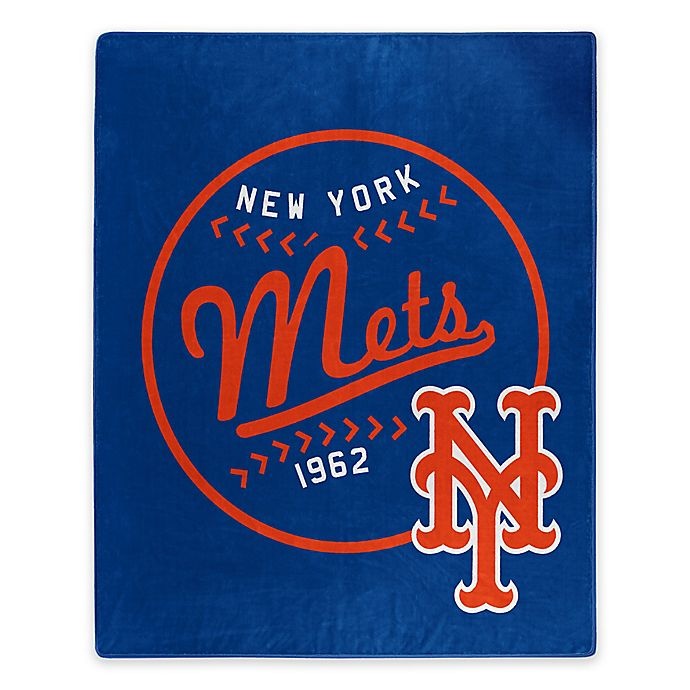 slide 1 of 1, MLB New York Mets Jersey Raschel Throw Blanket, 1 ct