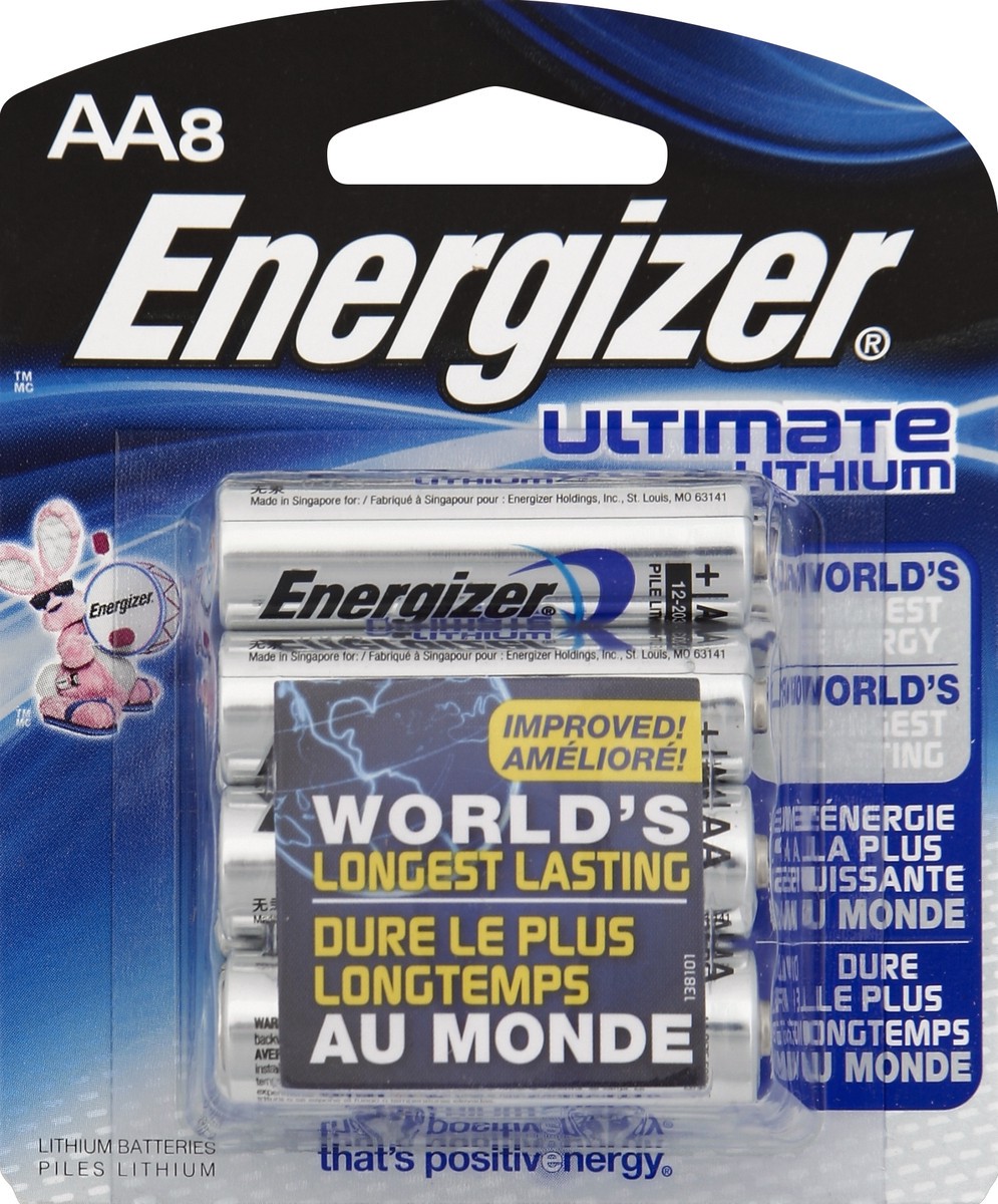 slide 2 of 2, Energizer Batteries 8 ea, 8 ct