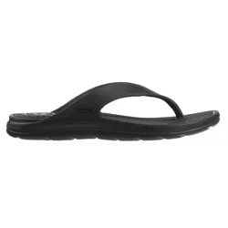 totes Mens Sol Bounce Ara Thong Sandals - Black