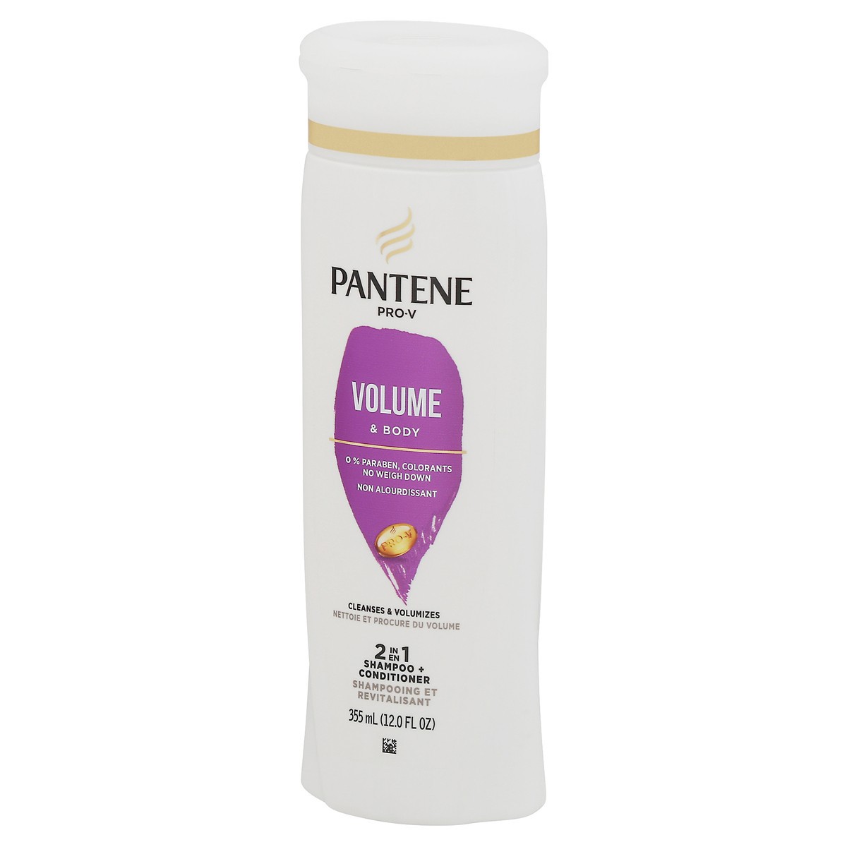 slide 8 of 9, Pantene Sheer Volume 2-in-1 Shampoo & Conditioner 12.0oz, 12 fl oz
