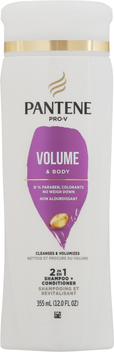 slide 9 of 9, Pantene Sheer Volume 2-in-1 Shampoo & Conditioner 12.0oz, 12 fl oz