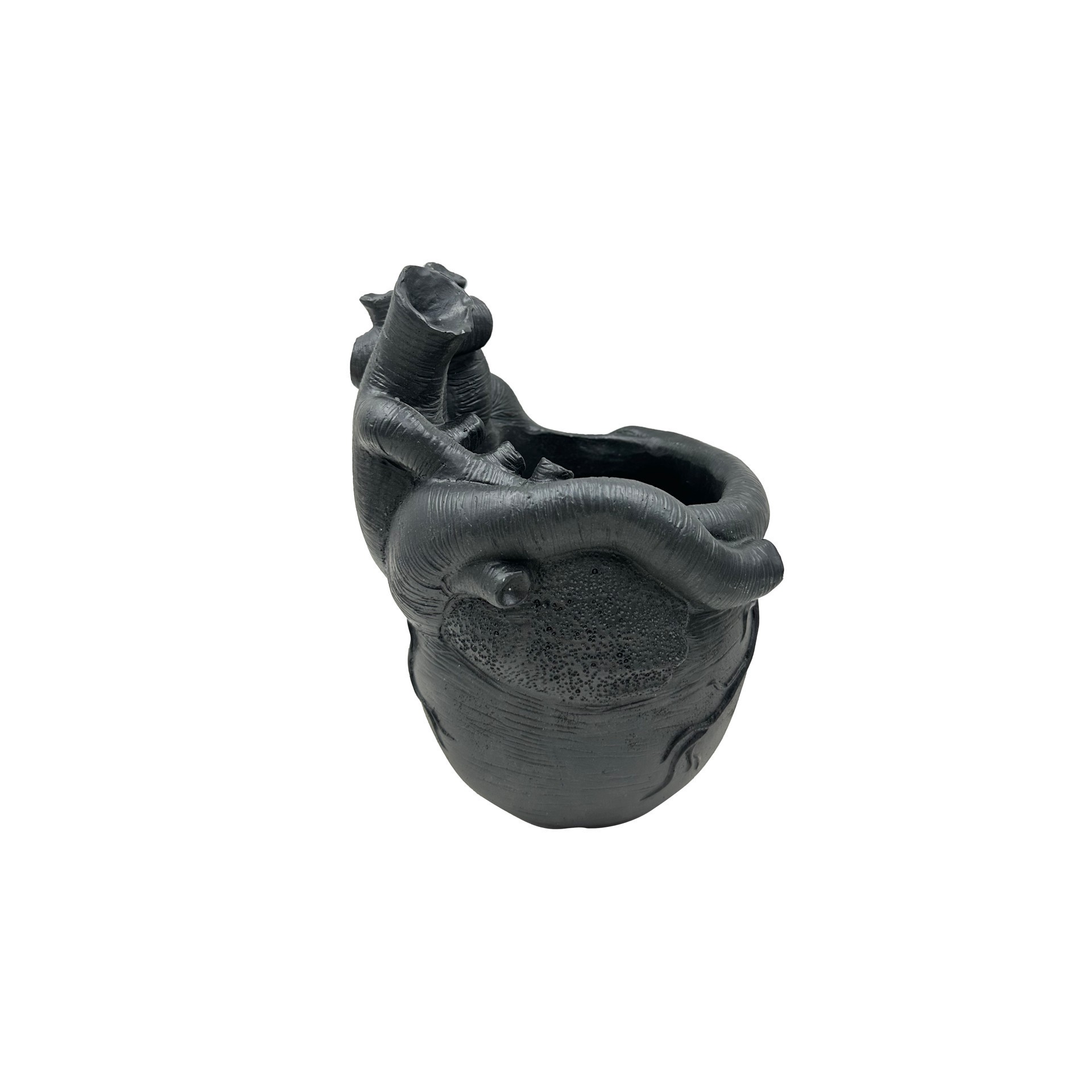 slide 3 of 3, 8" Black Heart Container By Ashland, 6.2 in x 5.9 in x 7.8 in