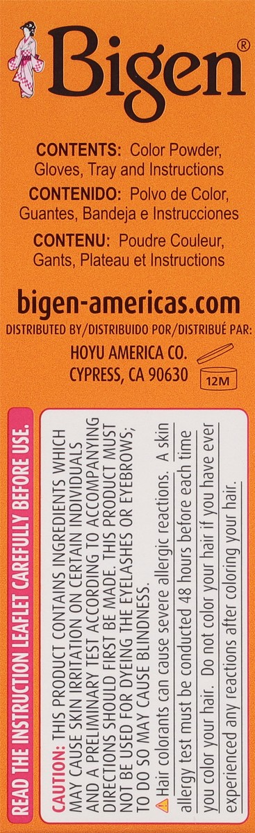 slide 3 of 11, Bigen Chocolate 45 Permanent Powder Hair Color 0.21 oz, 0.21 oz