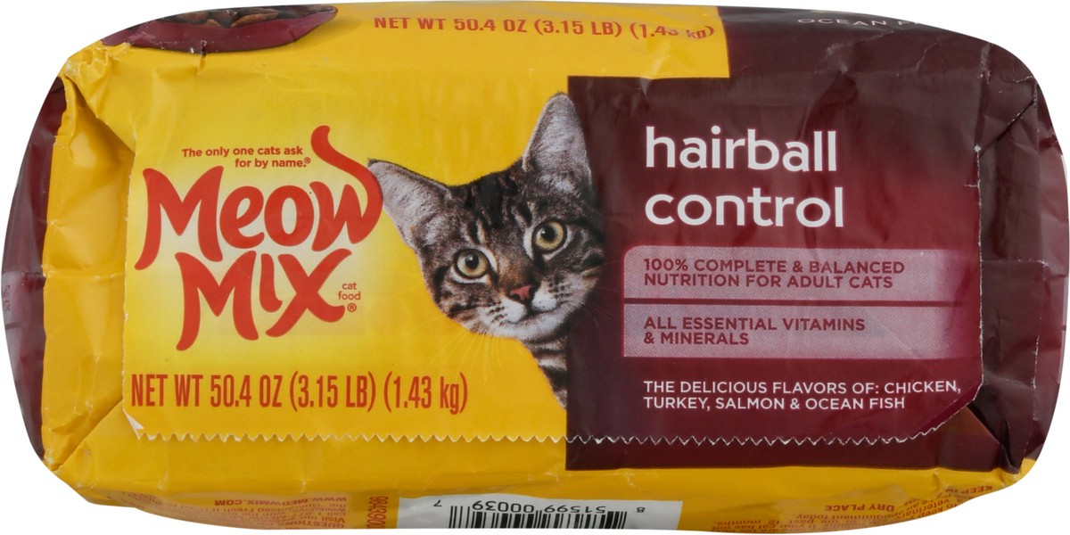 slide 2 of 12, Meow Mix Hairball Control Cat Food 50.4 oz, 50.4 oz