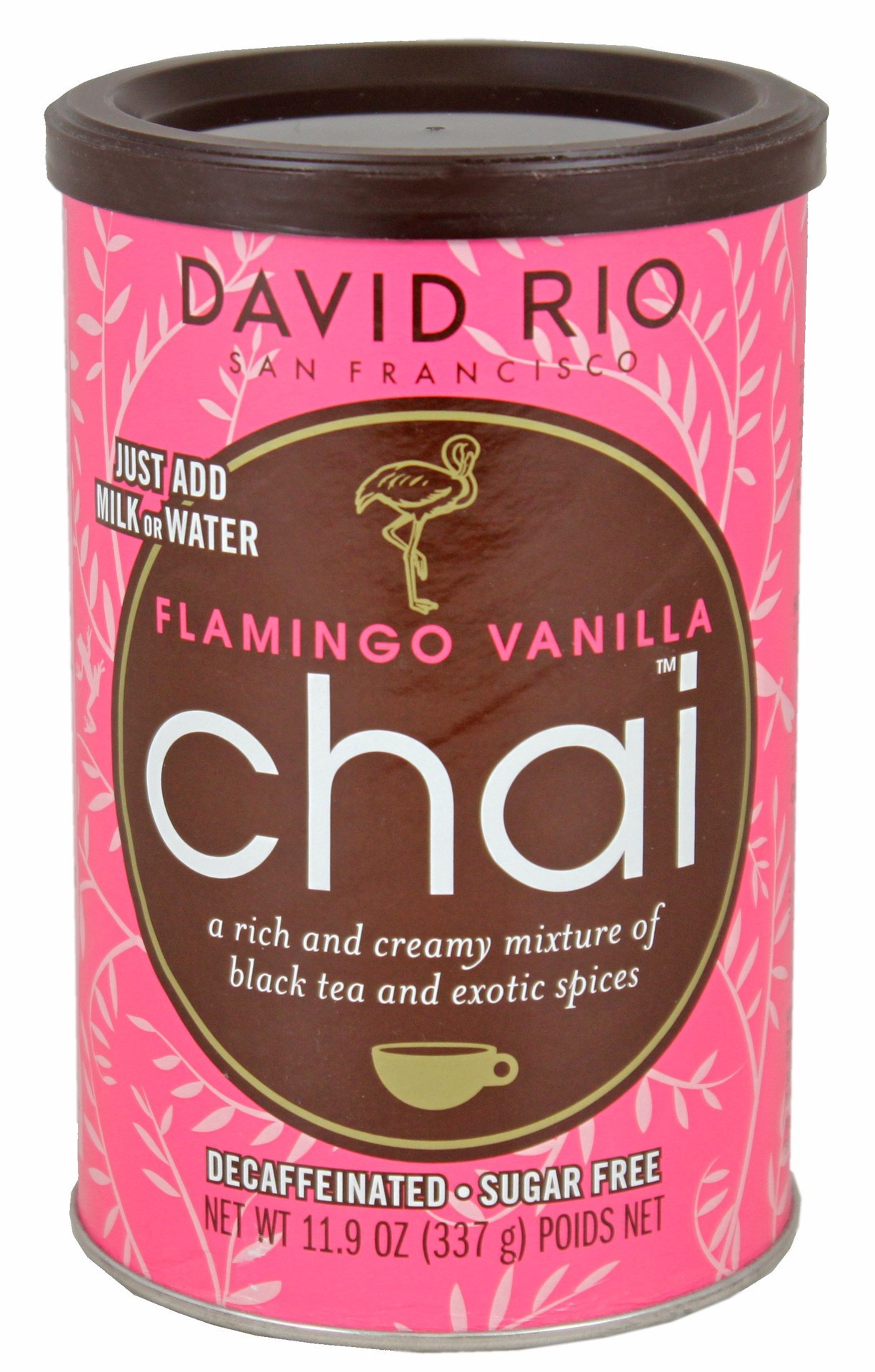 slide 1 of 1, David Rio Flamingo Vanilla Chai Sugar-Free Tea - 11.9 oz, 11.9 oz