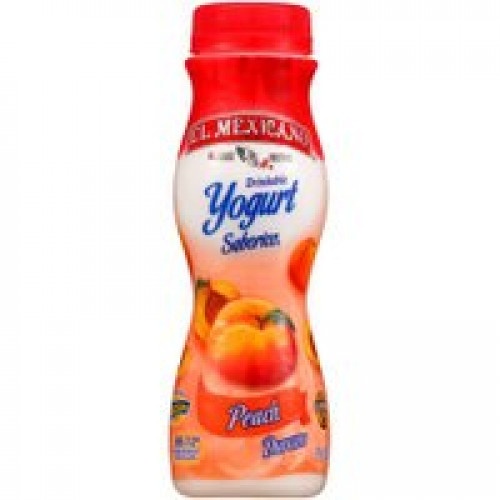 slide 1 of 1, El Mexicano Peach Drinkable Yogurt, 32 oz