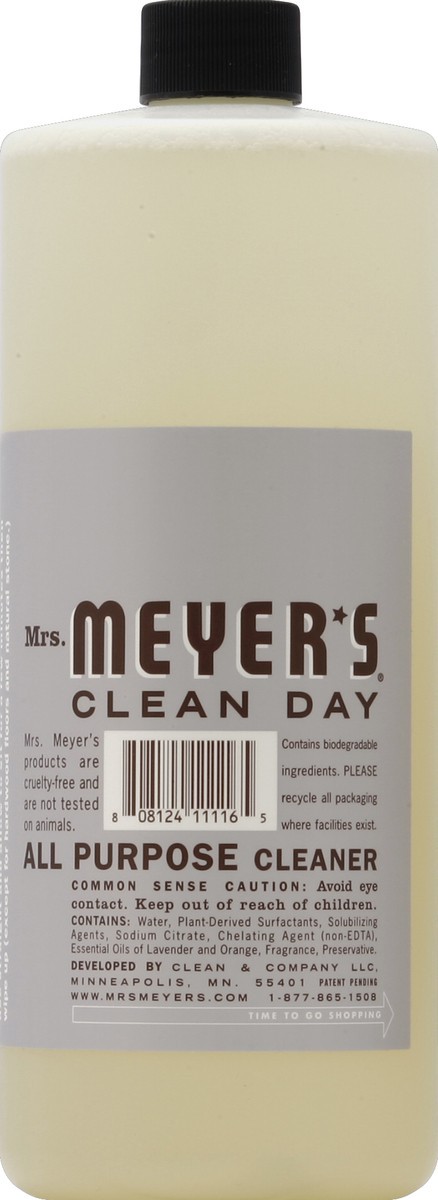 slide 3 of 3, Mrs. Meyer's Clean Day All Purpose Cleaner Lavender, 32 oz