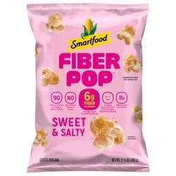Smartfood Fiber Pop Popcorn Sweet & Salty, 5 3/4 Oz