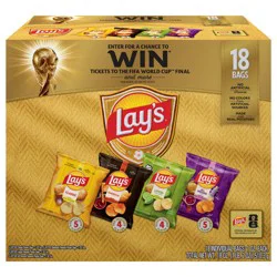 Lay's Potato Chips FIFA Variety Pack Mix 18 oz x 18 Count