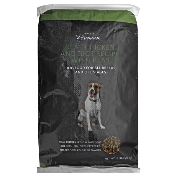 slide 1 of 1, Publix Premium Chicken & Rice With Peas Dog Food, 16 lb