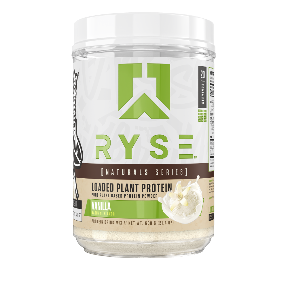 slide 1 of 1, RYSE™ Supps Naturals Loaded Plant Protein 20 Serving Vanilla, 21.4 oz