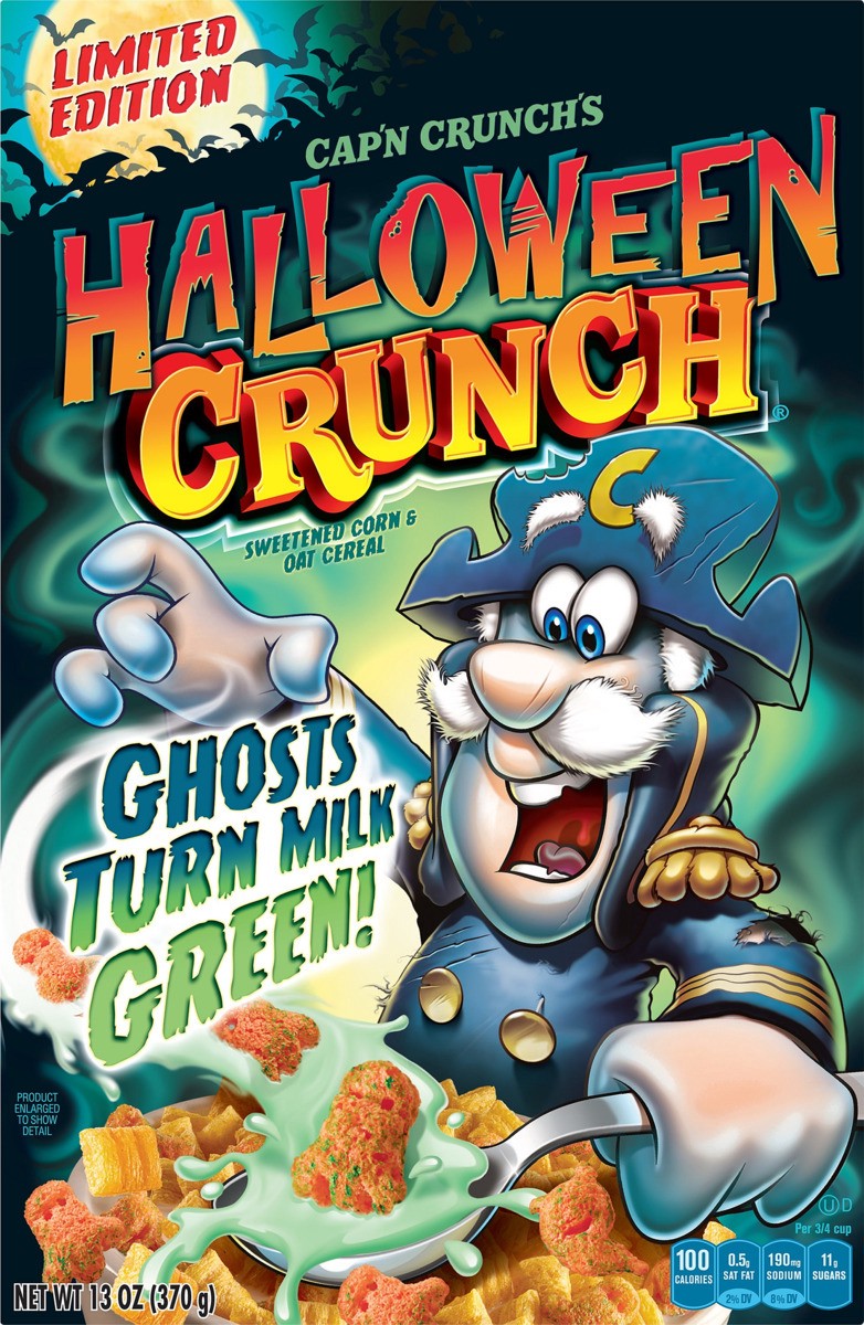 slide 6 of 7, Cap'n Crunch's Halloween Crunch Cereal, 13 oz