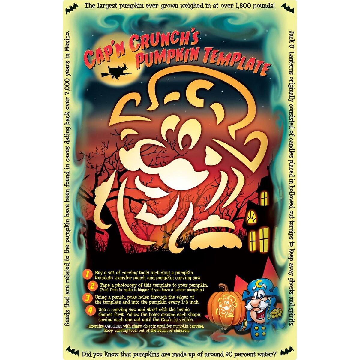 slide 7 of 7, Cap'n Crunch's Halloween Crunch Cereal, 13 oz