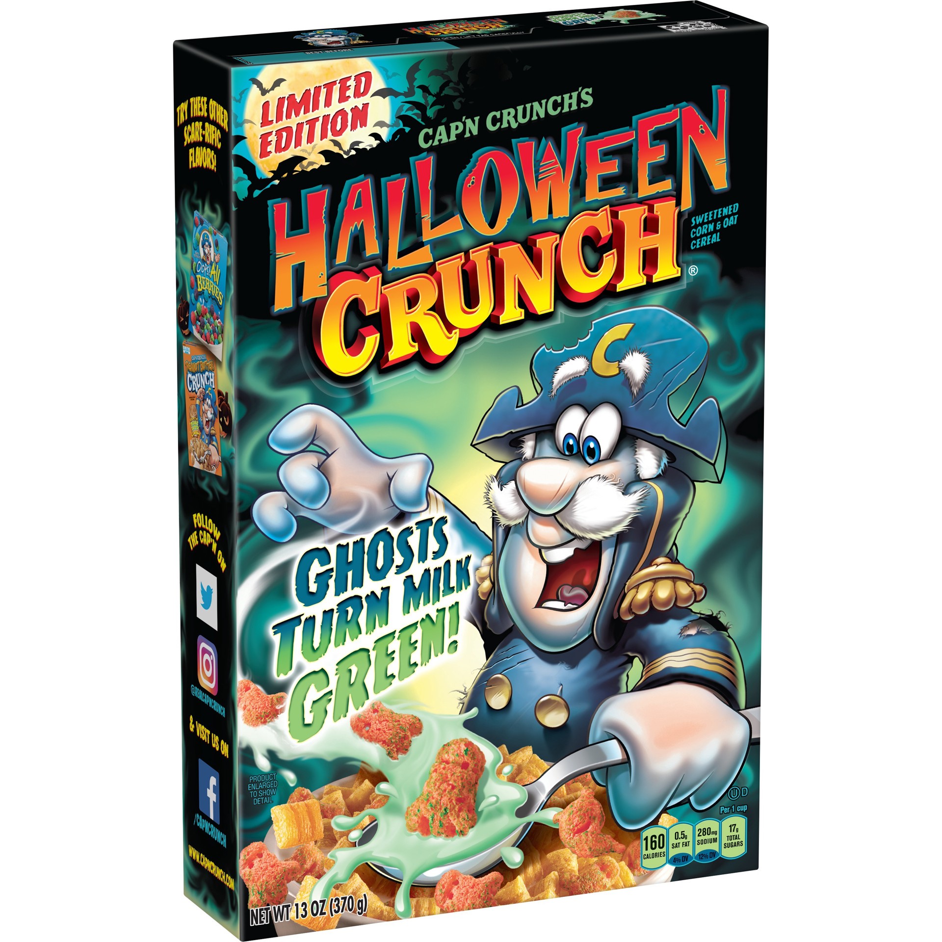 slide 1 of 7, Cap'n Crunch's Halloween Crunch Cereal, 13 oz