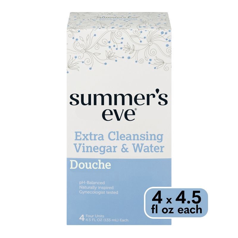 slide 1 of 10, Summer's Eve Extra Cleansing Vinegar and Water Feminine Douche - 18 fl oz, 18 fl oz