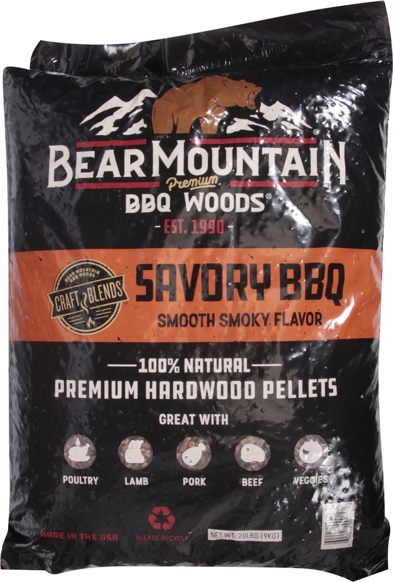 slide 5 of 11, Bear Mountain BBQ Woods Premium Savory BBQ Hardwood Pellets 20 lb, 20 lb