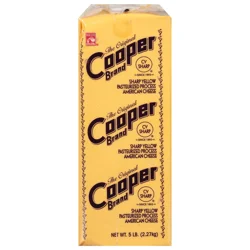 Cooper Deli Sharp Yellow American Cheese - Sliced
