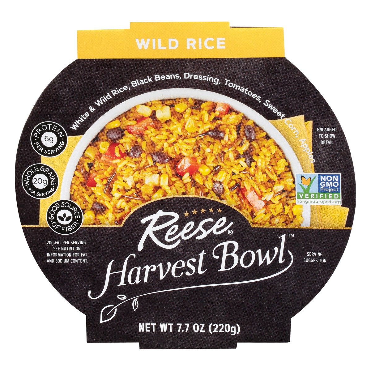 slide 1 of 10, Reese Harvest Bowls Wild Rice, 7.76 oz