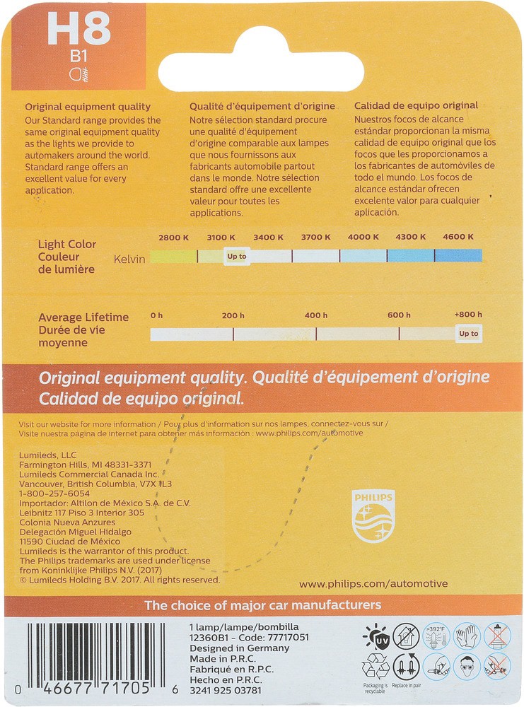 slide 2 of 2, Philips Standard Headlight, 1 ct