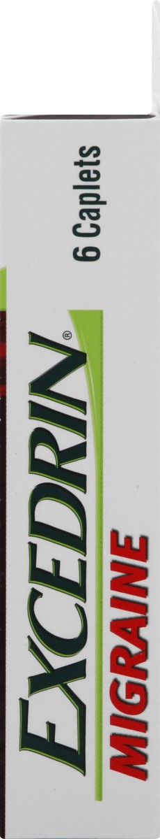 slide 7 of 11, Excedrin Pain Reliever, Migraine, Caplets, 6 ct