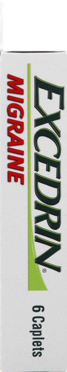slide 10 of 11, Excedrin Pain Reliever, Migraine, Caplets, 6 ct
