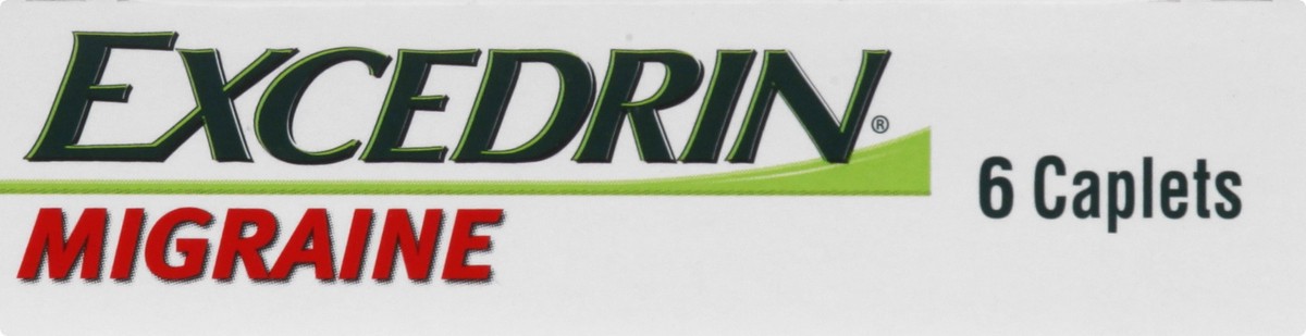 slide 11 of 11, Excedrin Pain Reliever, Migraine, Caplets, 6 ct