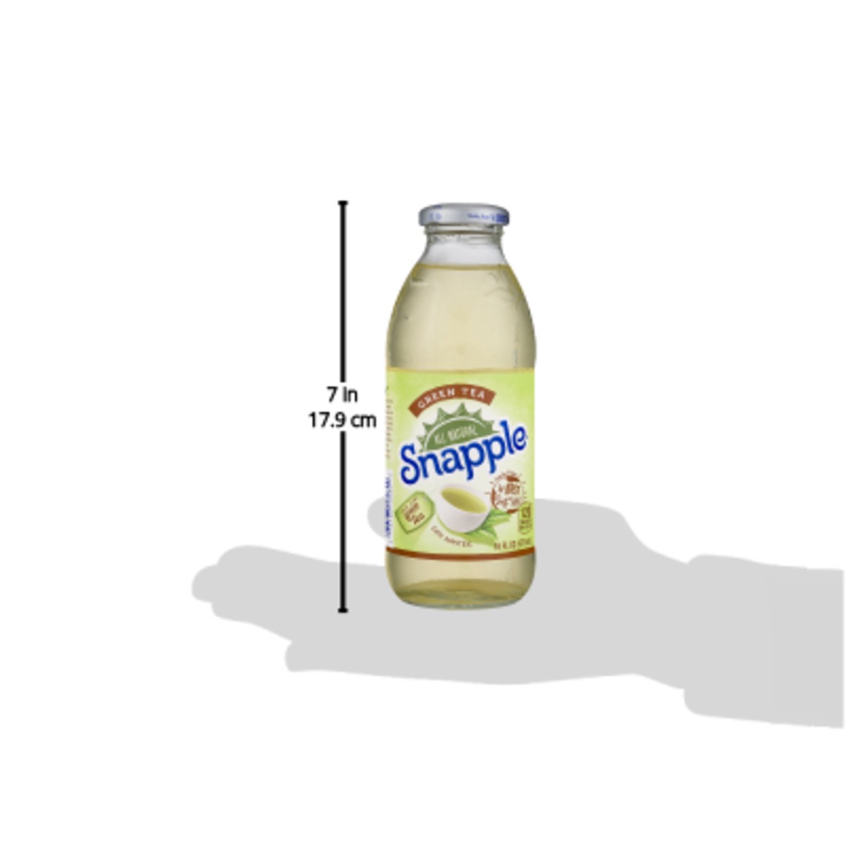 slide 3 of 9, Snapple Iced Tea Green, 16 fl oz