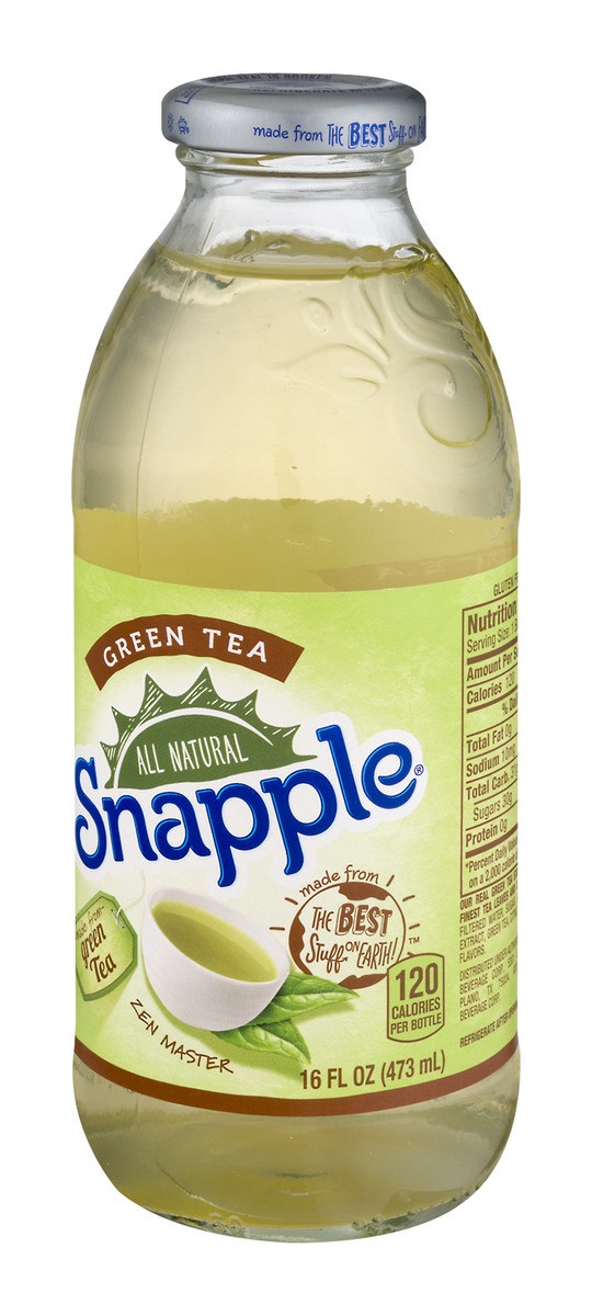 slide 4 of 9, Snapple Iced Tea Green, 16 fl oz