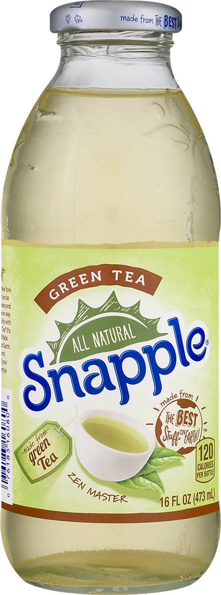 slide 8 of 9, Snapple Iced Tea Green, 16 fl oz