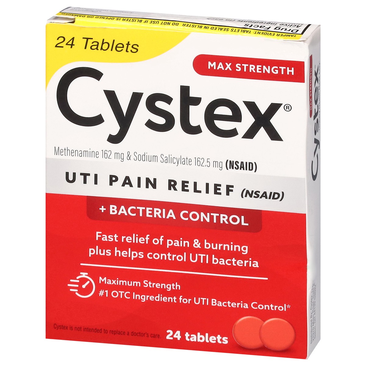 slide 3 of 14, Cystex Urinary Pain Relief 24ct, 24 ct