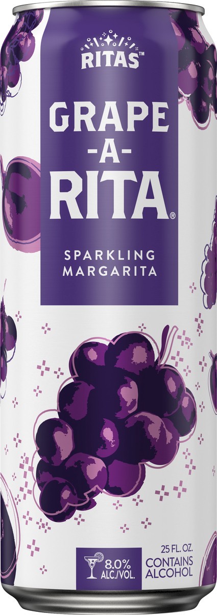 slide 1 of 2, RITAS Sparkling Grape-A-Rita Margarita 25 oz, 25 oz