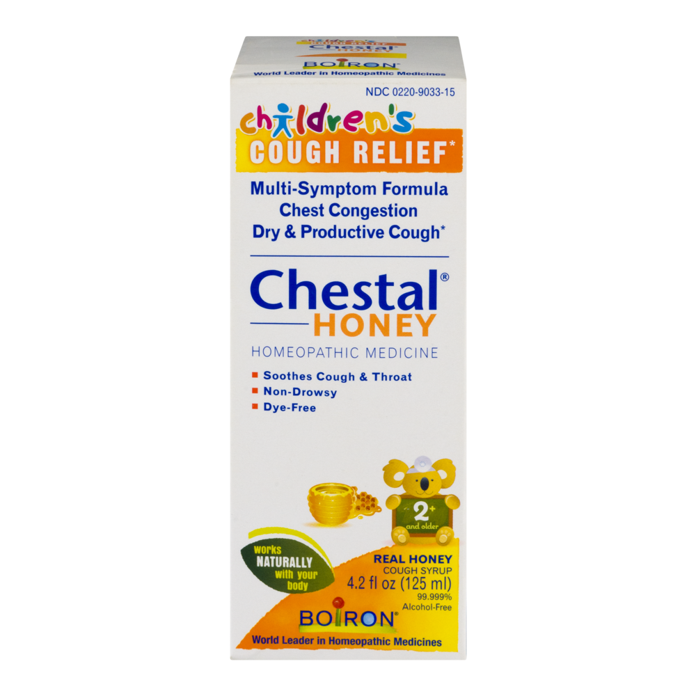 slide 1 of 1, Boiron Chestal Honey Childrens Cough Syrup, 4.2 oz