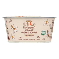 Painterland Sisters Organic Skyr Vanilla Bean Yogurt 5.3 oz
