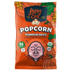 LesserEvil Organic Pumpkin Spice Popcorn 6.4 oz